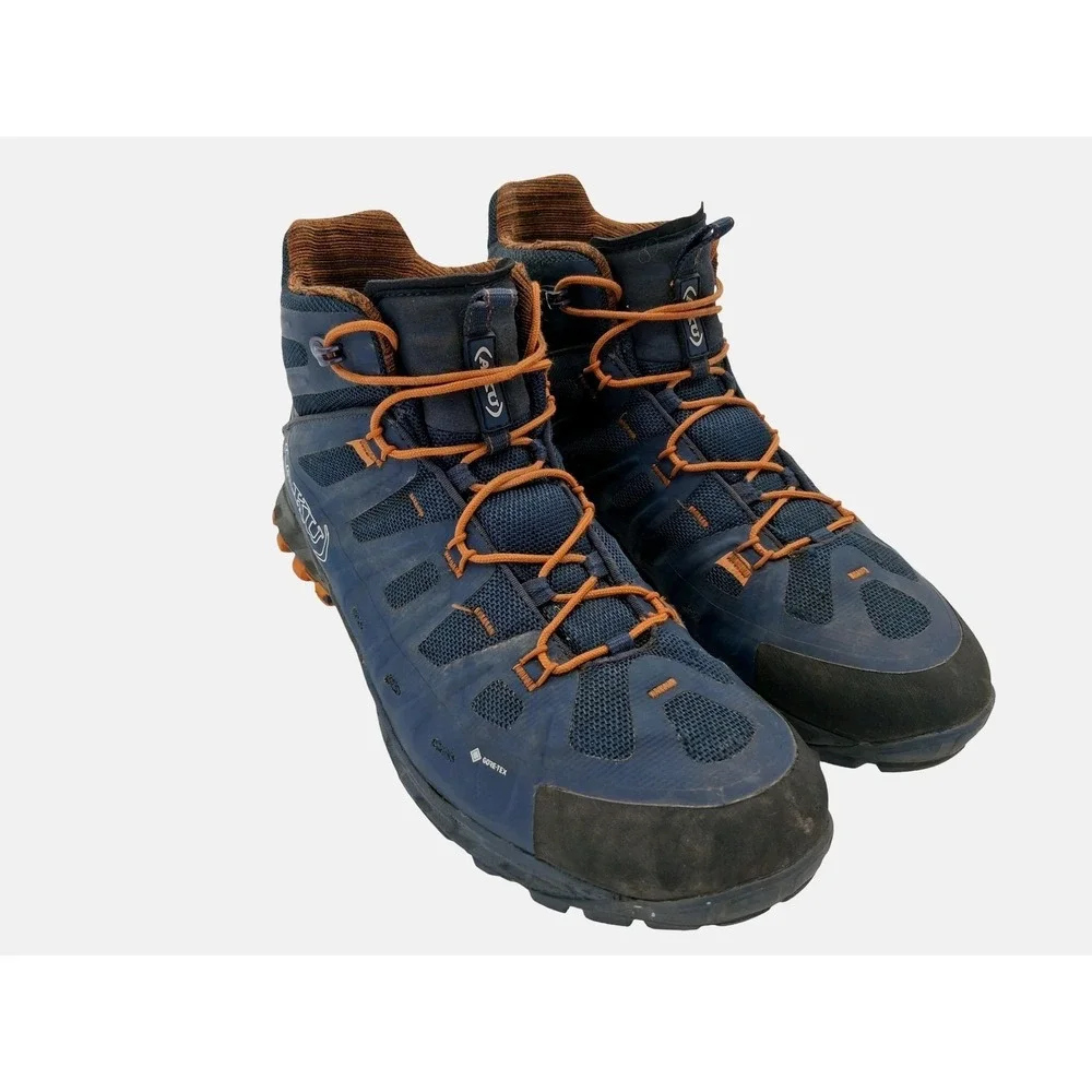 AKU Boots Mens US 11.5 CM 30 Blue Orange Gore-Tex Vibram Hiking Trail Waterproof